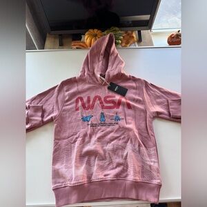 NWT child’s Outfitters pink NASA hoodie